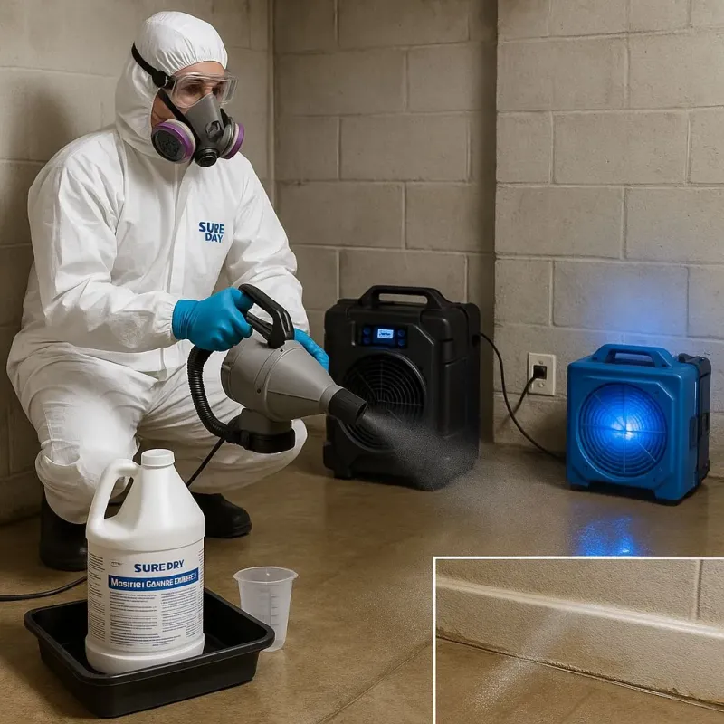 Sanitization and Odor Removal process in Anna, TX